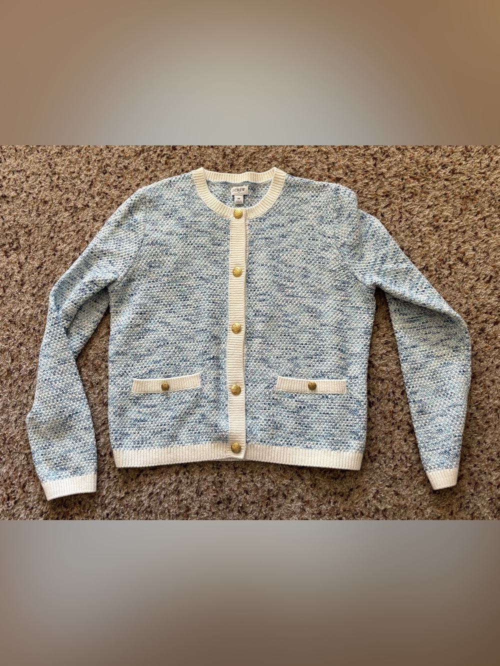 J. Crew Emile Popcorn Sweater Lady Jacket - Picture 6 of 9